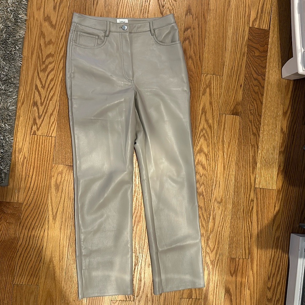 Aritzia Wilfred leather pants
